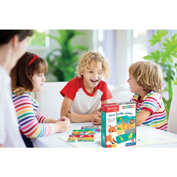 Product AS Clementoni Εξυπνούλης Baby: Montessori - Ποιο Ζωάκι Είναι; (1024-63244) image