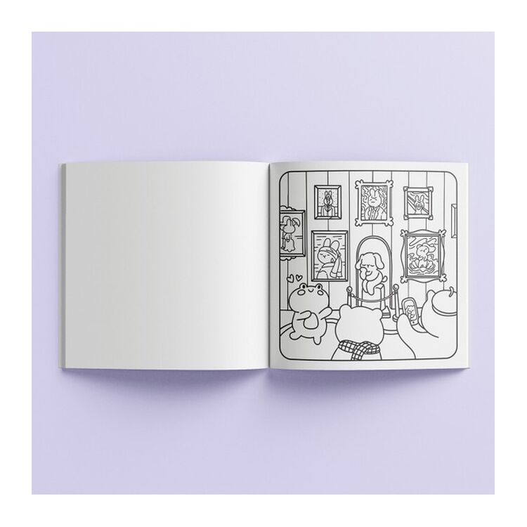 Product Colouring Book Art Maker Cosy Colouring Around Town image