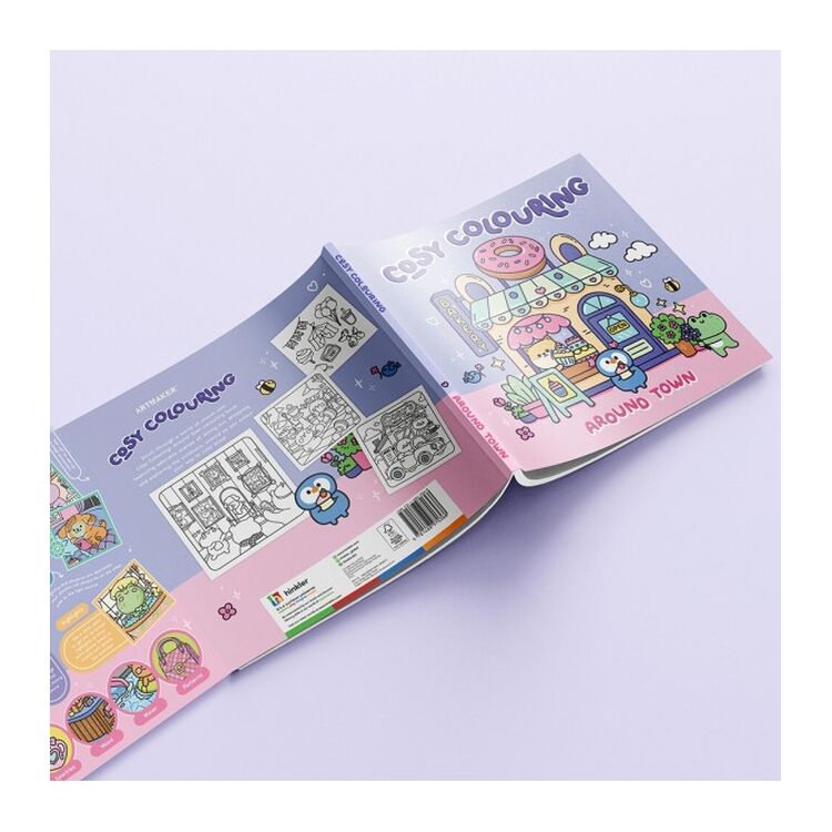 Product Colouring Book Art Maker Cosy Colouring Around Town image