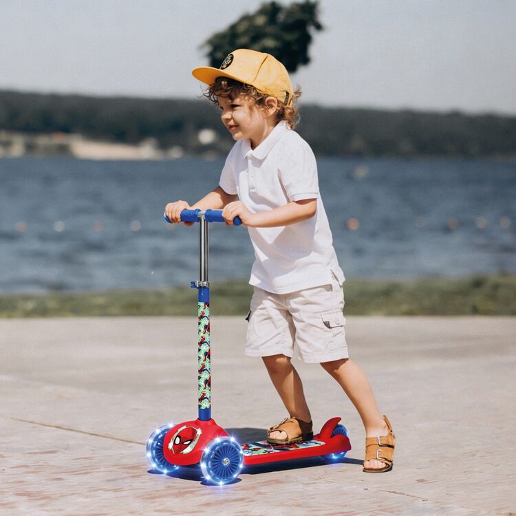 Product Σκούτερ AS Outdoor Marvel: Scooter Plus Spider-Man (Flashing Wheels) (5004-50275) image