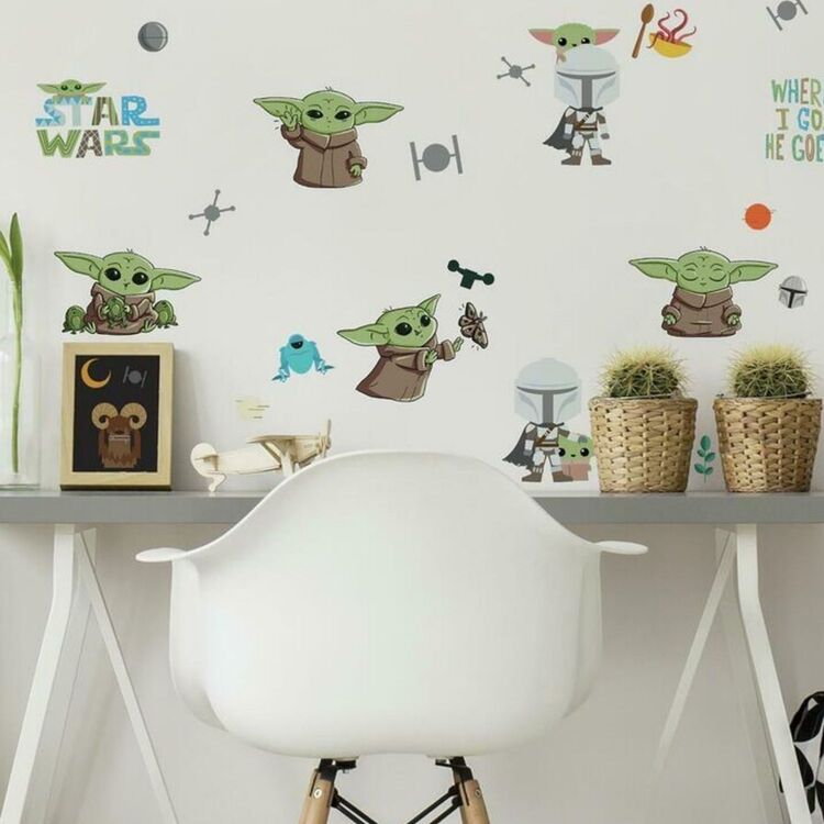 Product Αυτοκόλλητα Τοίχου Star Wars The Child Illustrated Peel And Stick image