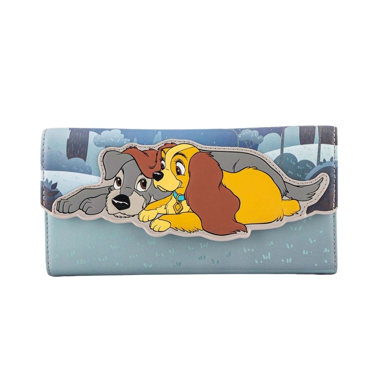 Product Loungefly Disney Lady and the Tramp Wet Cement Wallet image