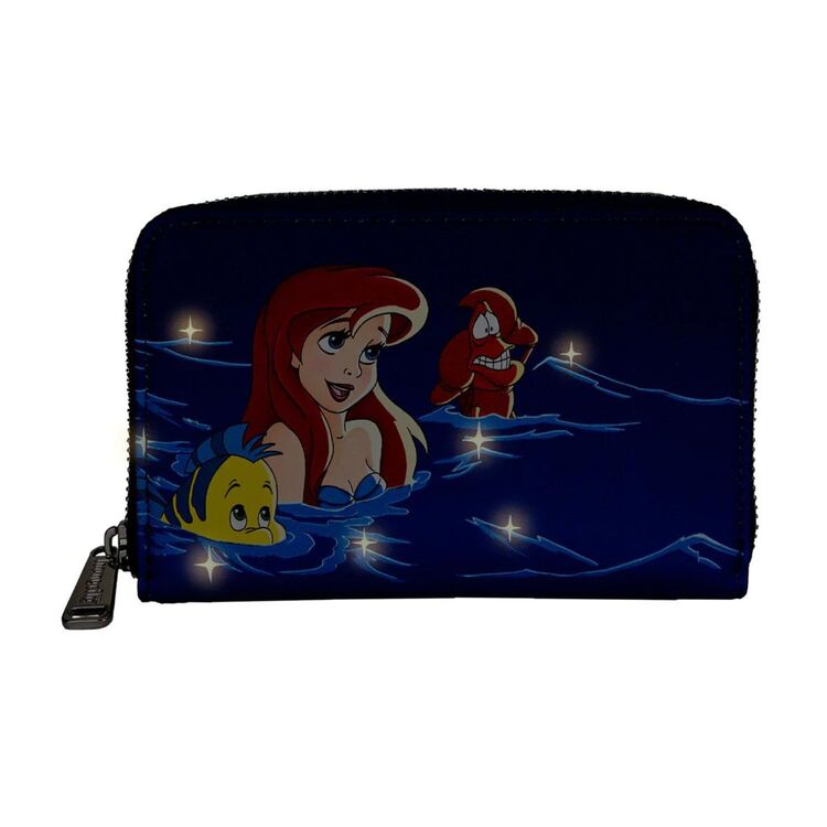 Product Loungefly Disney The Little Mermaid Ariel Fireworks Zip Around Wallet image