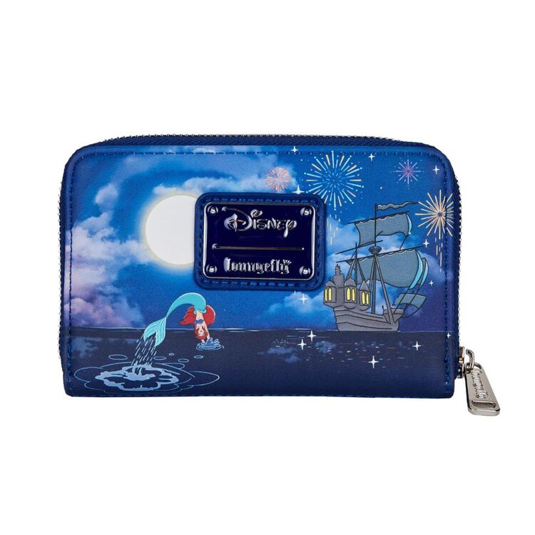 Product Loungefly Disney The Little Mermaid Ariel Fireworks Zip Around Wallet image