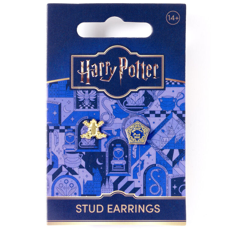Product Σκουλαρίκια Harry Potter Chocolate Frog Gold Plated Stud Earrings image