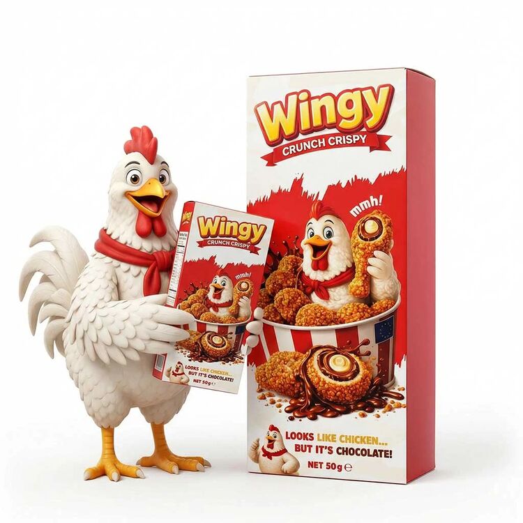 Product Σοκολατένιο Σνακ Wingy Crunch Crispy Chocolate image