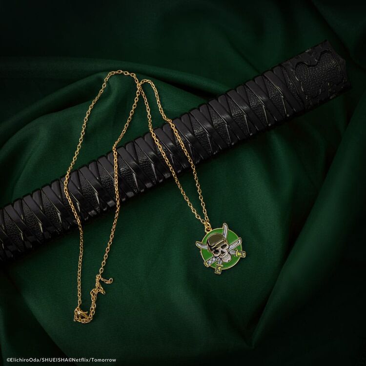 Product One Piece Zoro Skull Necklace image