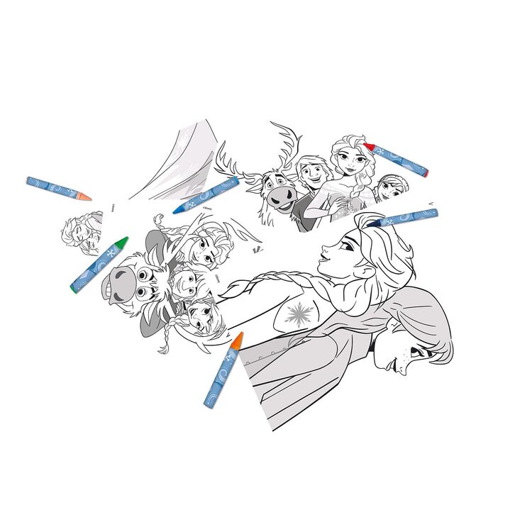 Product AS HappiHobbi Disney: Art Case - Drawing Set - Frozen Icy Adventure (1023-68006) image