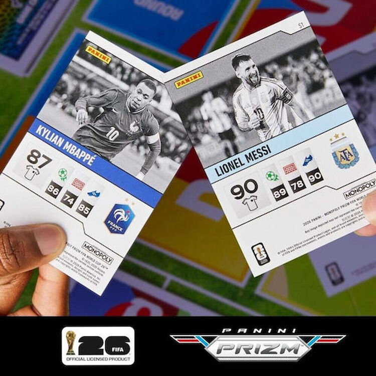 Product Επιτραπέζιο Παιχνίδι Hasbro Monopoly: Panini Prizm - Fifa World CupEdition Core Game (Greek Language) image
