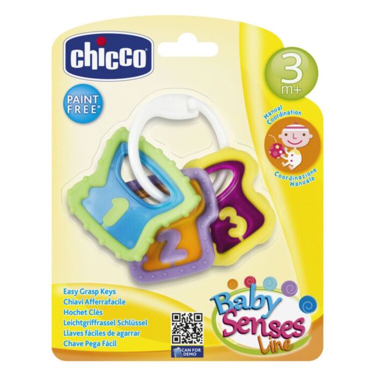Product Βρεφικό Παιχνίδι Chicco Baby Sense & Focus: Easy Grasp Keys (Y02-05953-00) image