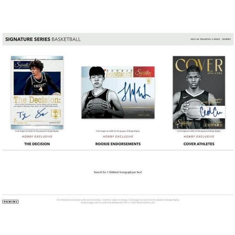 Product Topps 2025-26 Signature Series Basketball Hobby Box image