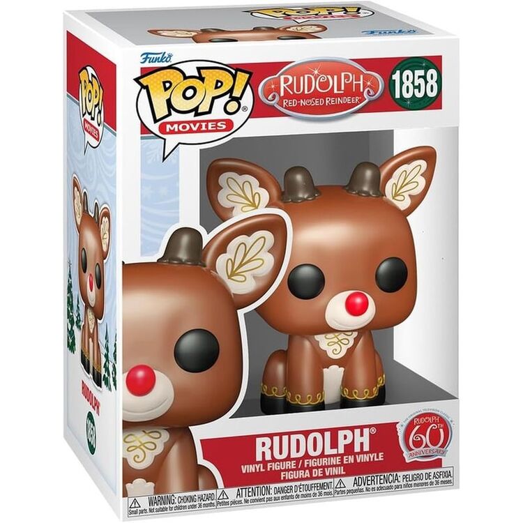 Product Funko Pop! Rudolph Red-Nosed Reindeer 60th Anniversary - Rudolph (Sitting) image