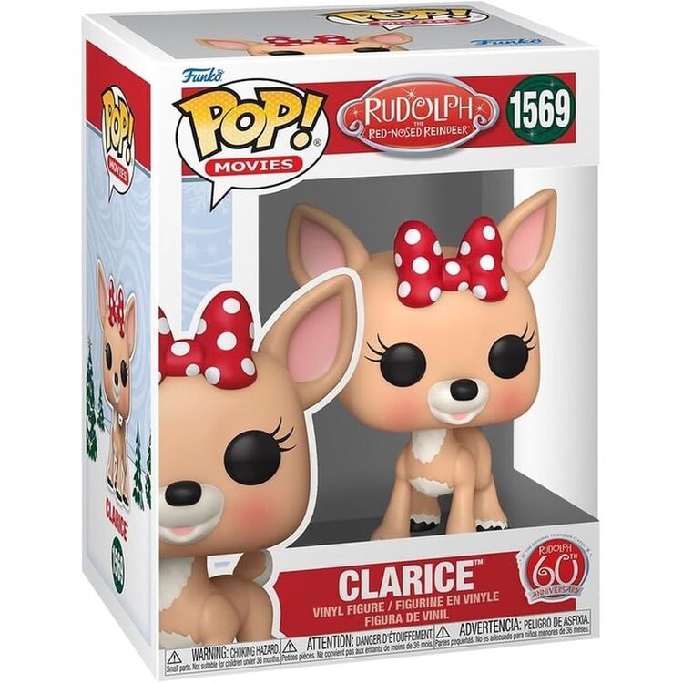 Product Φιγούρα Funko Pop! Rudolph The Red-Nosed Reindeer: 60th Anniversary - Clarice image
