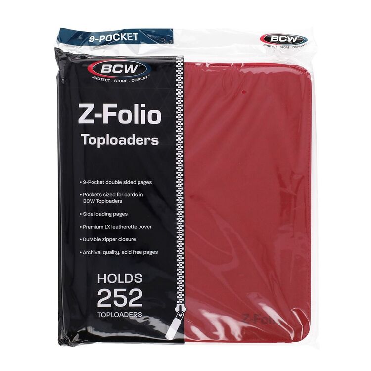 Product Άλμπουμ Καρτών Z-Folio 9 Pocket  LX Album Red image