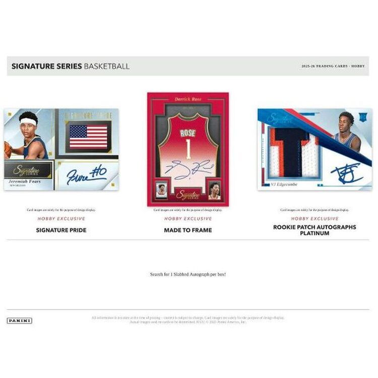 Product Topps 2025-26 Signature Series Basketball Hobby Box image